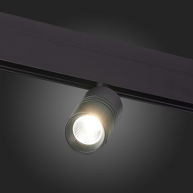 Магнитный трековый светильник Черный LED 1*18W 3000K 1 530Lm Ra>90 36° IP20 L-xW60xH148 48V