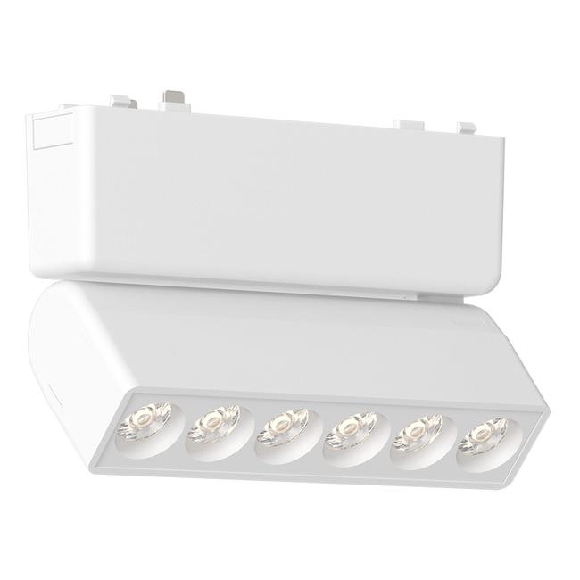 Магнитный трековый светильник Белый LED 1*6W 3000K 360Lm Ra>90 IP20 L122xW26xH82 48V